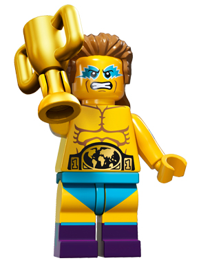 Lego® 71011-14 Wrestling Champion Sammelfigur Serie 15 Minifigur 14 col15-14 
