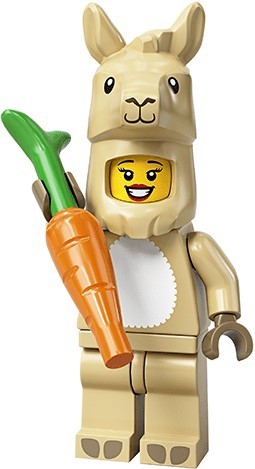 LEGO 71027-7: Llama Costume Girl | Brickset: LEGO set guide and 