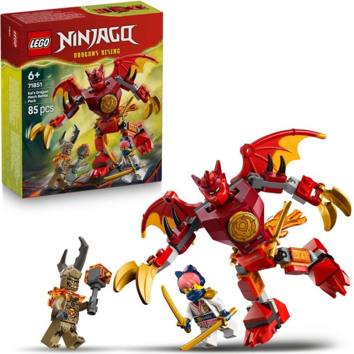 LEGO 71851 Kai's Dragon Mech Battle Pack