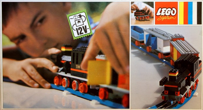 LEGO 720-2 Train with 12V Electric Motor