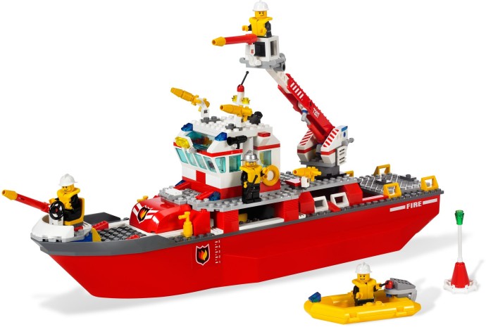 lego fire boat 7207