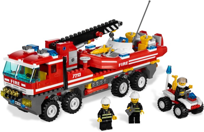 LEGO 7213 Off-Road Fire Truck & Fireboat