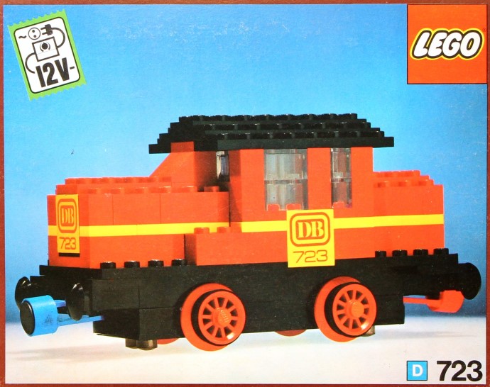 LEGO 723-2 Diesel Locomotive with DB sticker
