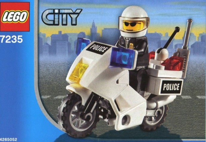 Lego City 7235 Police * New Motorcycle Sealed Box Box has Damage 