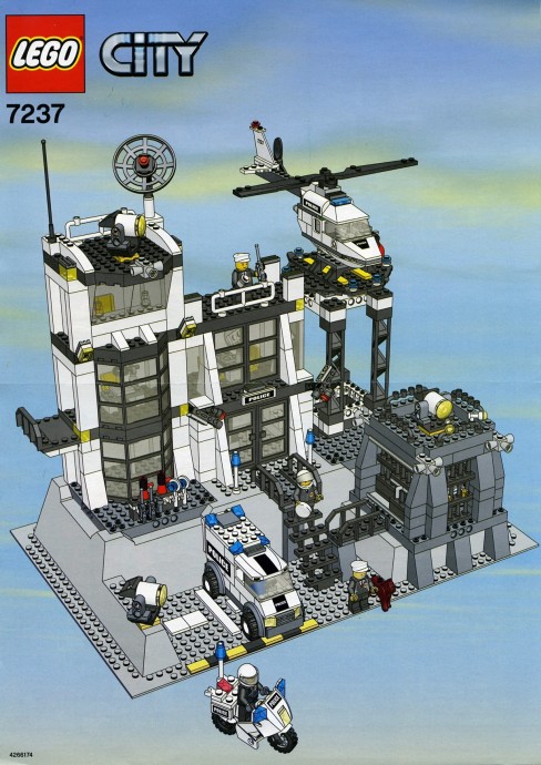Rullesten Sukkerrør Prisnedsættelse LEGO 7237 Police Station | Brickset