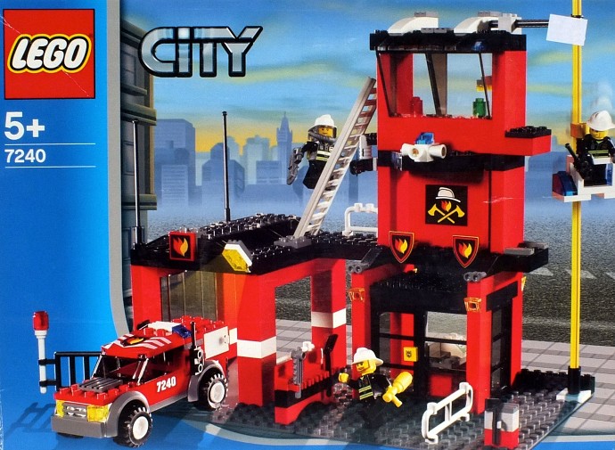 lego classic fire station
