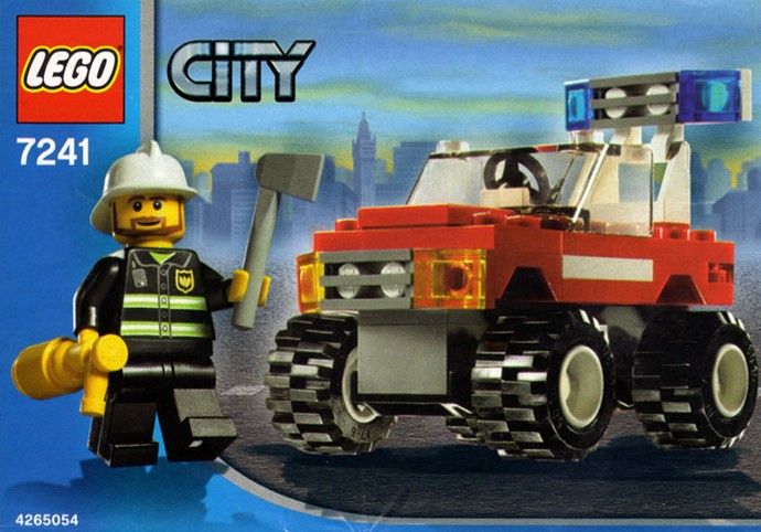 LEGO 7241 Fire Car | Brickset