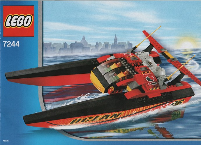 7244-1: Speedboat Brickset: LEGO set guide and database