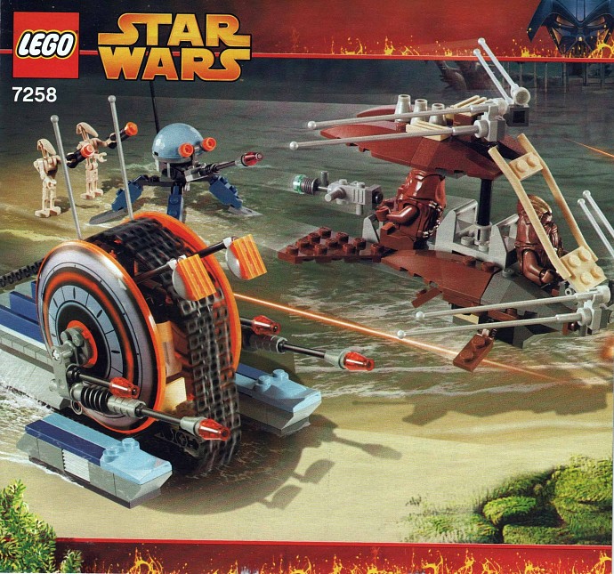 Lego Star Wars Warrior Wookie Mini Figure From Set 7258 