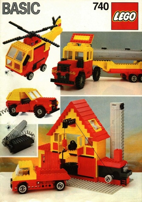 LEGO 740 Basic Building Set, 7+