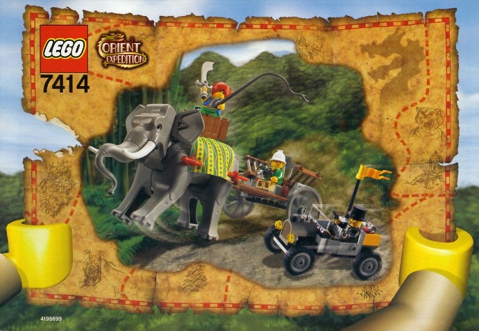 7414-1: Elephant Caravan  Brickset: LEGO set guide and 