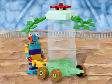 LEGO 7445 Stripy's Flower Cart