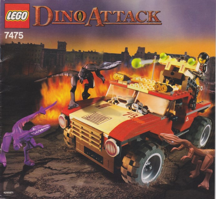 genopfyldning Forbedring minimum LEGO 7475 Fire Hammer vs. Mutant Lizards | Brickset