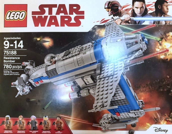 NEW LEGO STAR WARS RESISTANCE BOMBER 75188 SET STARFIGHTER SEALED BNIB 