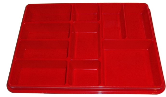 LEGO 757 Storage Tray Red