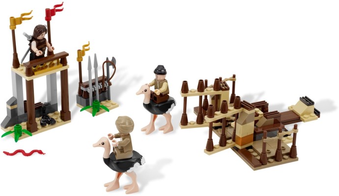 taske indlæg detail LEGO 7570 The Ostrich Race | Brickset