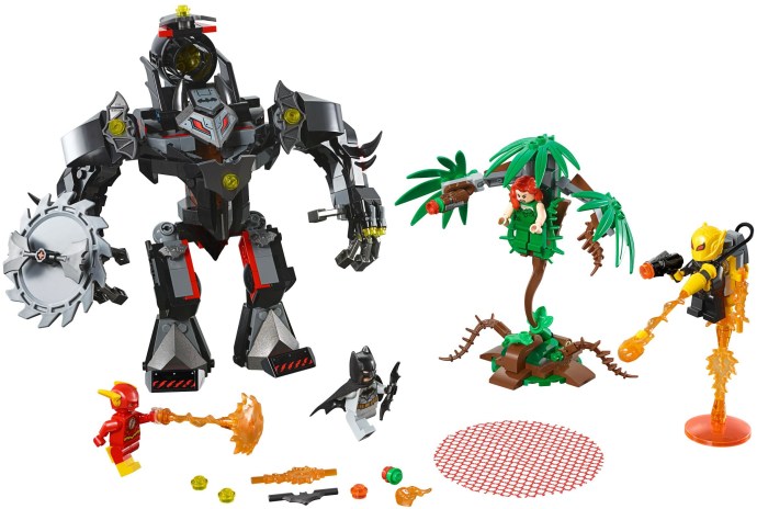 Batman Mech vs. Poison Ivy Mech 