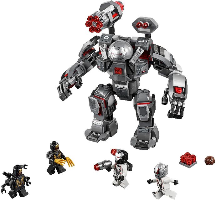 New Custom Minifigure Custom Lego War Machine Power Full Black Tones DC Comics 