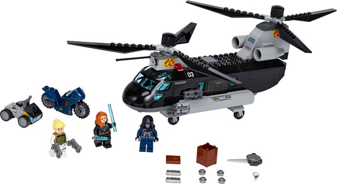 lego black plane