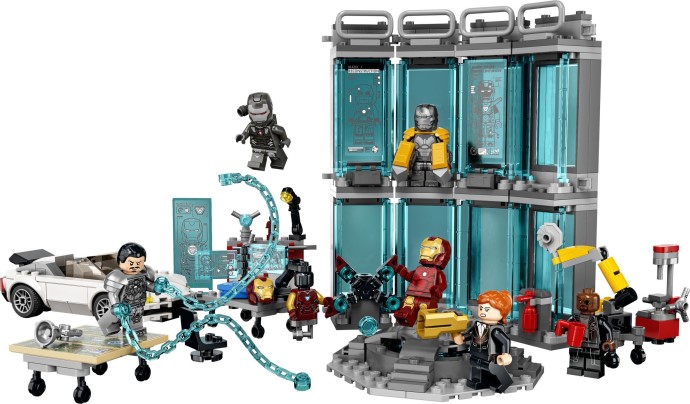 LEGO 76216 Iron Man Armory