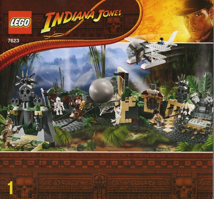 tela Oxidado Peligro LEGO 7623: Temple Escape | Brickset: LEGO set guide and database