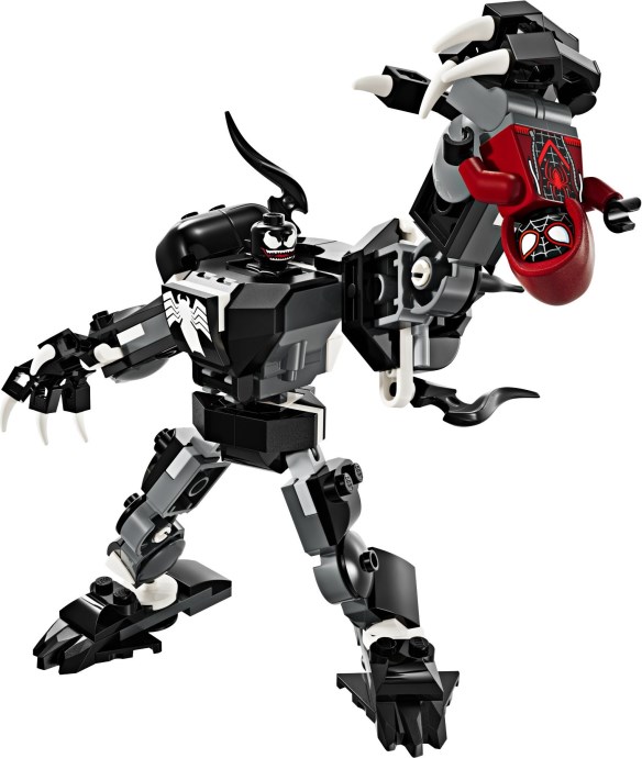LEGO 76276 Venom Mech Armor vs. Miles Morales