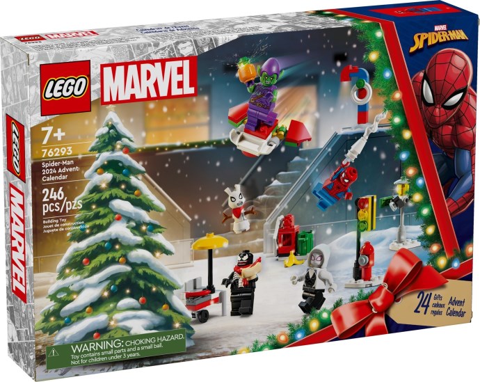 LEGO 76293 SpiderMan 2024 Advent Calendar Brickset