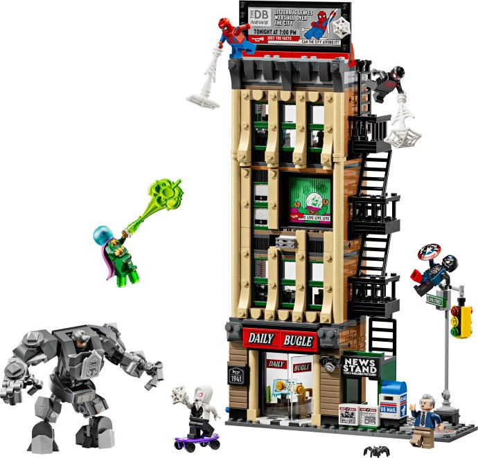 LEGO 76342 Spider-Man vs. Mysterio: The Daily Bugle