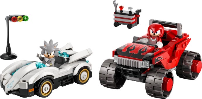 LEGO 77118 Silver's Car vs. Knuckles' Monster Truck