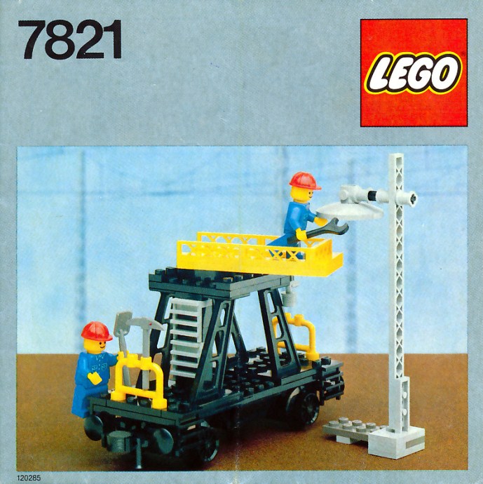 LEGO 7821 Track & Lighting Maintenance Wagon