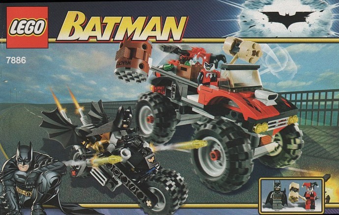DC Comics Batman Moto-Tank Vehicle Batman with 4 Bane Lot