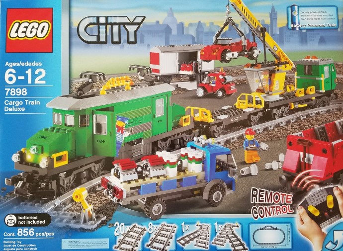 Slagter lovgivning kubiske LEGO 7898 Cargo Train Deluxe | Brickset