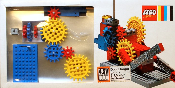 LEGO 800 Gears. Motor and Bricks