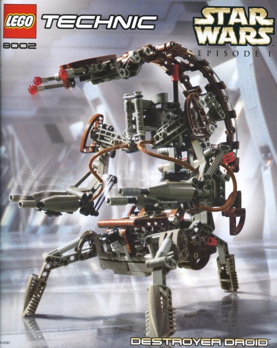 Lego Technic 8002 Star Wars Destroyer Droid, ALL ORIGINAL