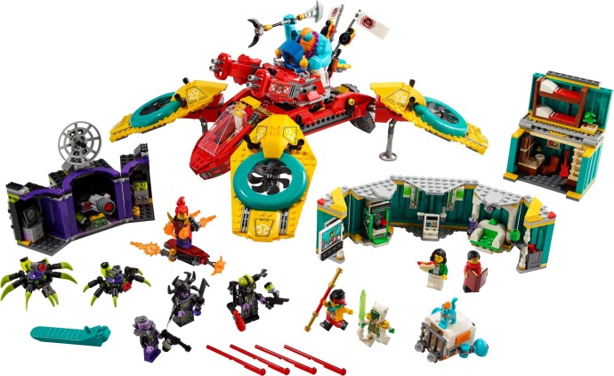 LEGO 80023: Monkie Kid's Team Dronecopter | Brickset: LEGO set 