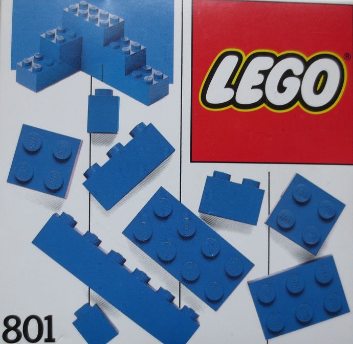 LEGO 801-2 Extra Bricks Blue