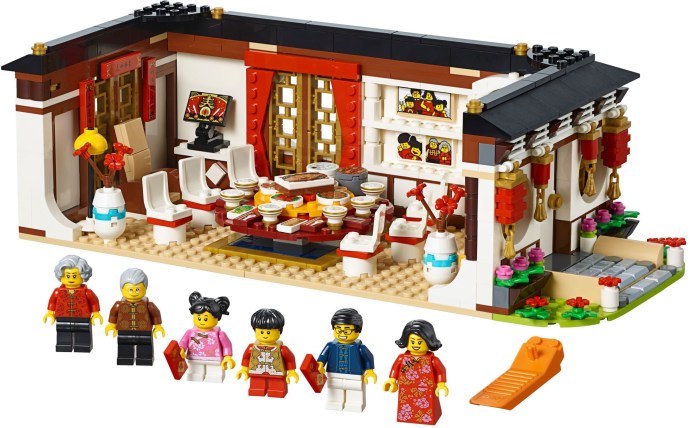 for sale online 80101 LEGO Chinese New Year's Eve Dinner 