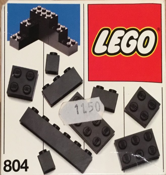 LEGO 804 Extra Bricks Black