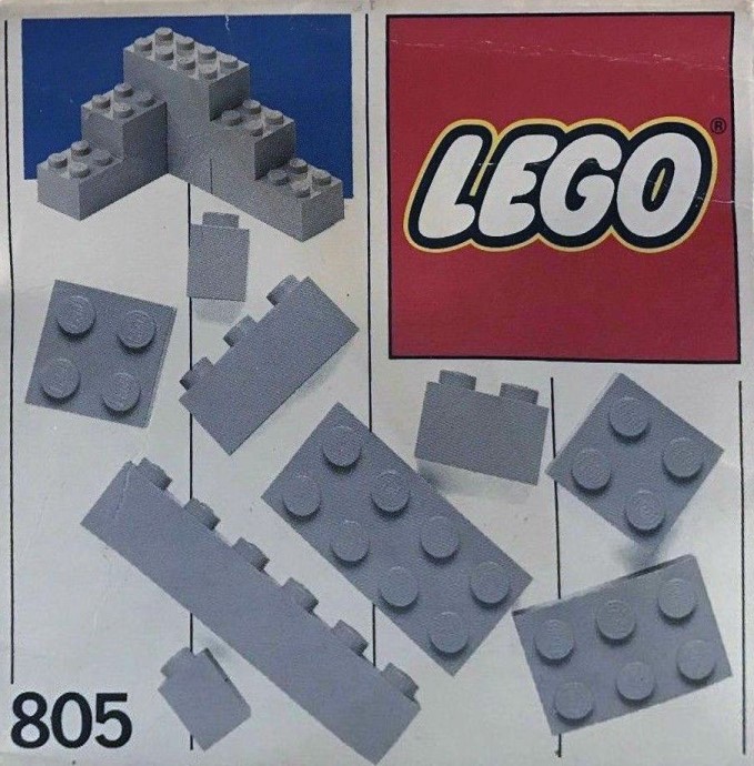 LEGO 805 Extra Bricks Grey