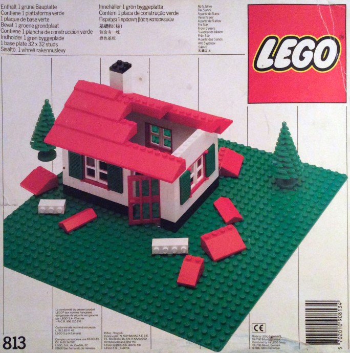 LEGO 813 Baseplate, Green