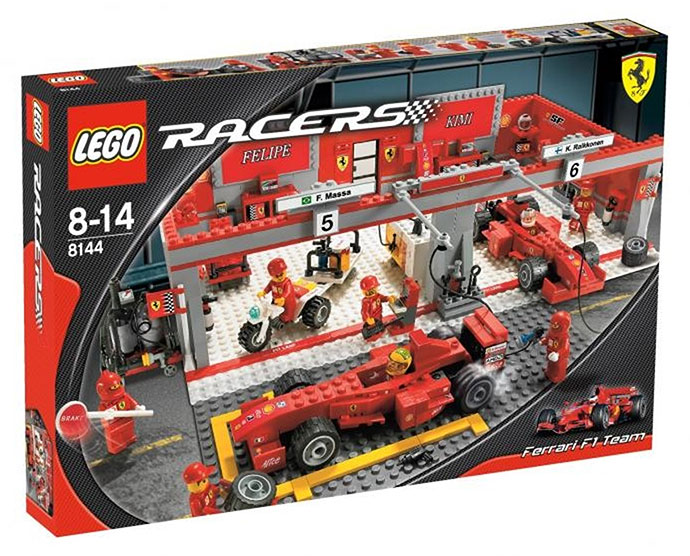 Lego 2x Ferrari Race Driver & mécanicien Figurine Combo Racers F1 Formule Un 