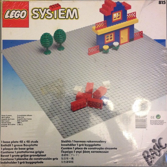 LEGO 815 Baseplate, Grey