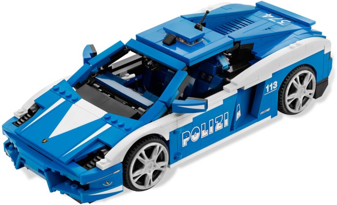 lego lamborghini police car