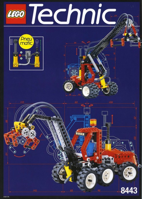 LEGO 8443 Pneumatic Log Loader
