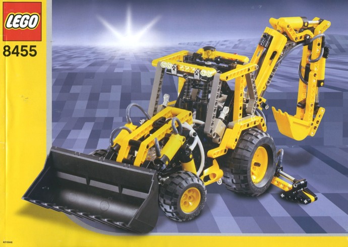Mexico Forsvinde operatør LEGO 8455 Back-Hoe | Brickset