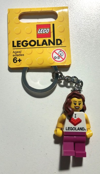LEGO 851330 I Brick LEGOLAND Key Chain (Female)