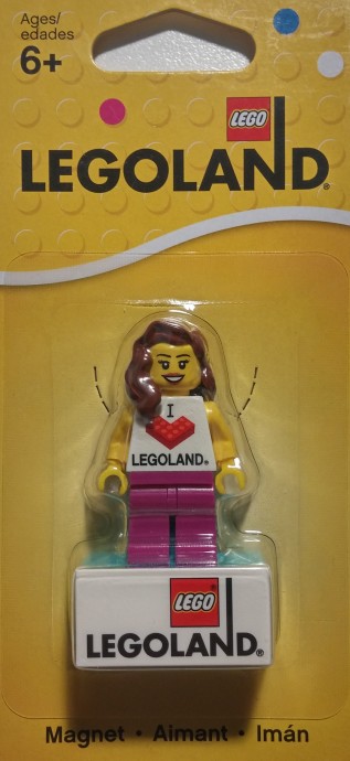 LEGO I Love LEGOLAND Girl Magnet 851331 