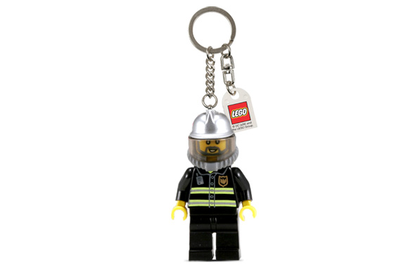 lego firefighter keychain