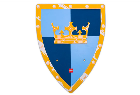 5 Stk Lego Schild Schilde Ritter weiß gold  shield Knights  