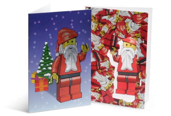 LEGO 852133 Santa Holiday Cards